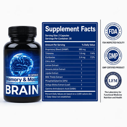Brain Double Clean® (60 Cápsulas)