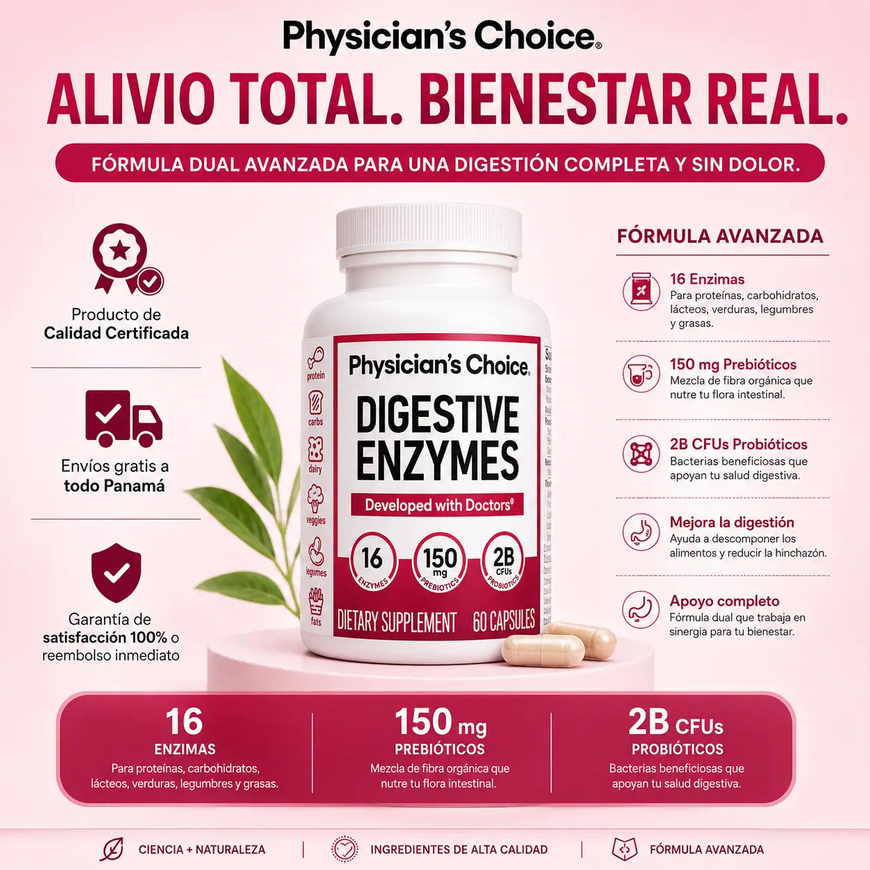Physician's Choice Digestive Enzymes