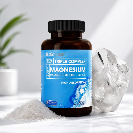 BioEmblem® Triple Complejo de Magnesio (90 Cápsulas)